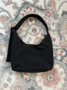 Baggu Black Mini Nylon Shoulder Bag